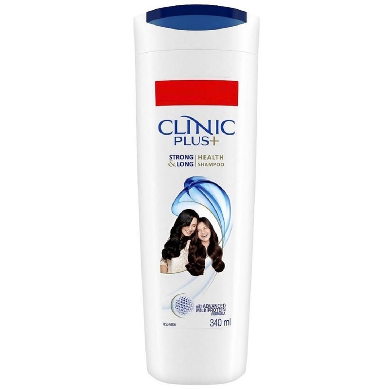 Clinic Plus شامبو كلينيك بلس القوي والطويل للصحة، 355 مل | تنظيف الشعر اليومي | مناسب لجميع أنواع الشعر - Image 1